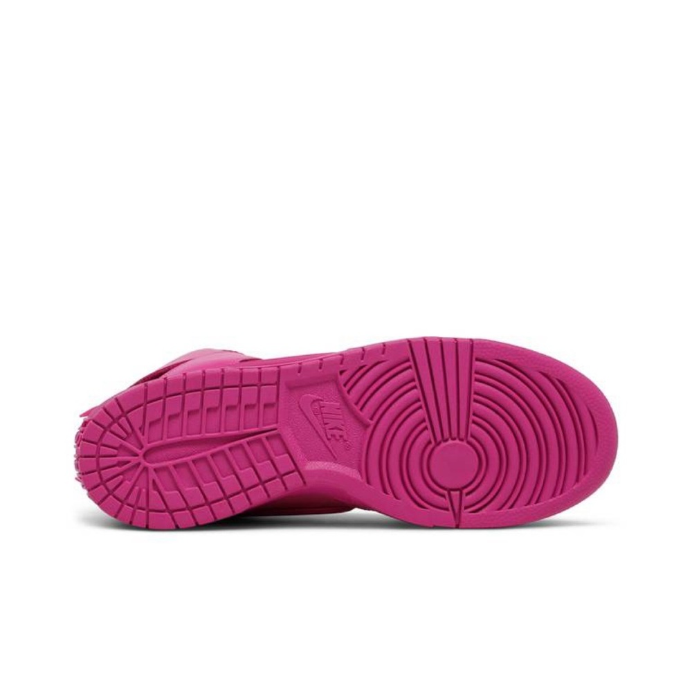 Nike Dunk High x AMBUSH in Active Fuchsia w. Extended Swoosh CU7544-600 - Picture 3 of 5